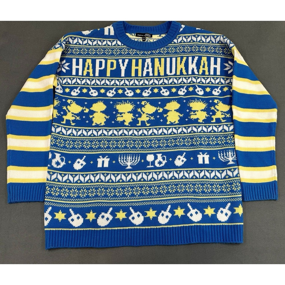 Dolls Kill x Rugrats Hanukkah Sweater Oversized Unisex Size M/L